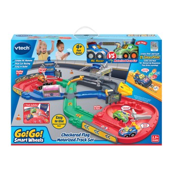 VTech Go Go Smart Wheels Race Track Set with RC & Motor Cars